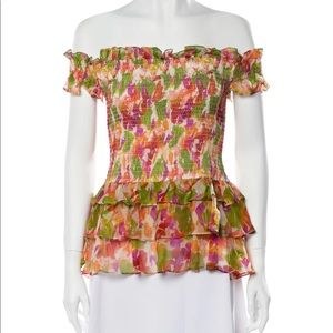 Caroline Constas Silk Blouse